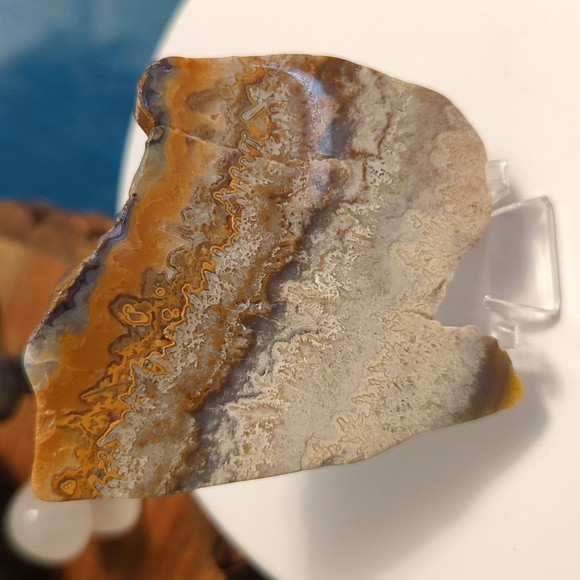 Crazy Lace Agate Slice/Slab - Picture 4 of 6